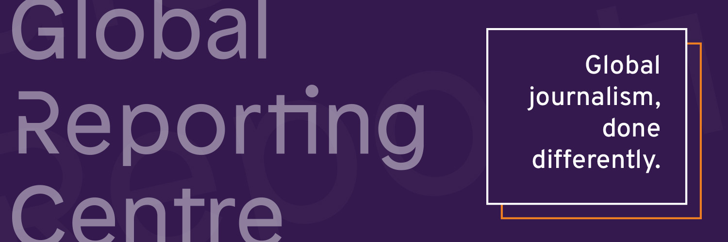 Global Reporting Centre's banner