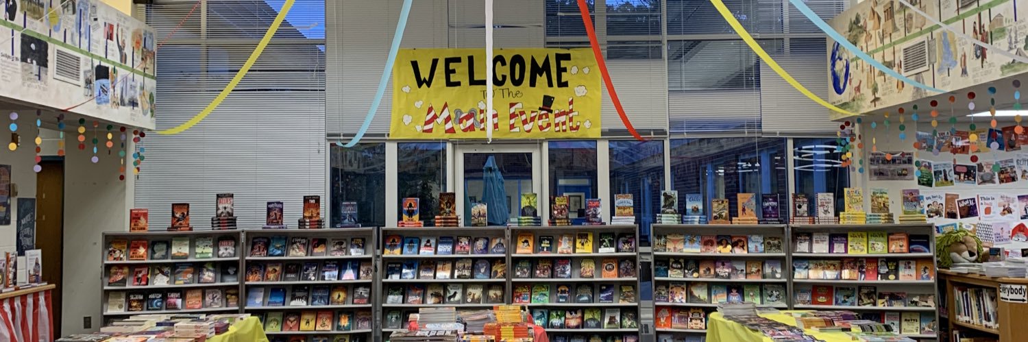 Chesterbrook ES Library banner