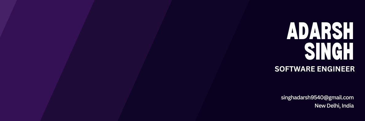 Adarsh Singh banner