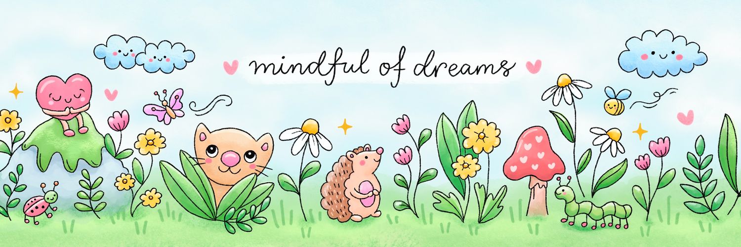 Mindful of Dreams 🎨☕ Nora banner