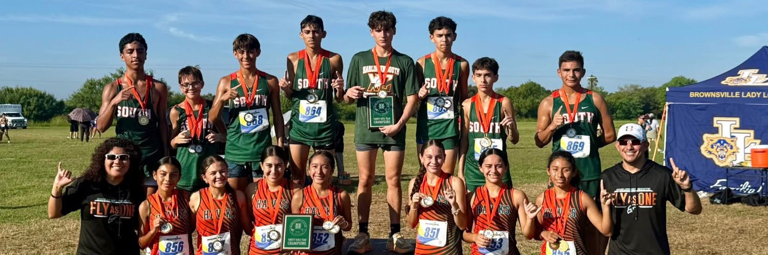 Harlingen South Hawk XC/TF banner