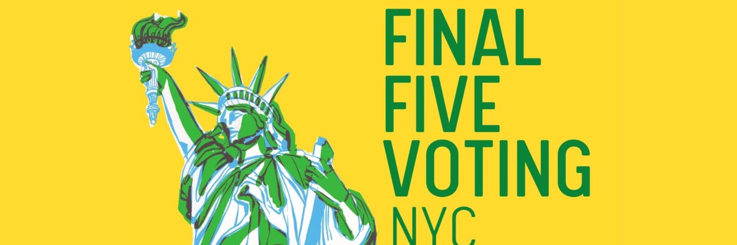 Final Five Voting NYC banner
