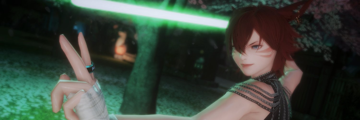 Catgirl With a Lightsaber banner