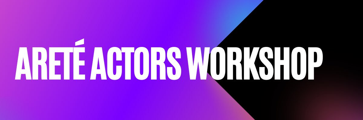 Areté Actors Workshop banner