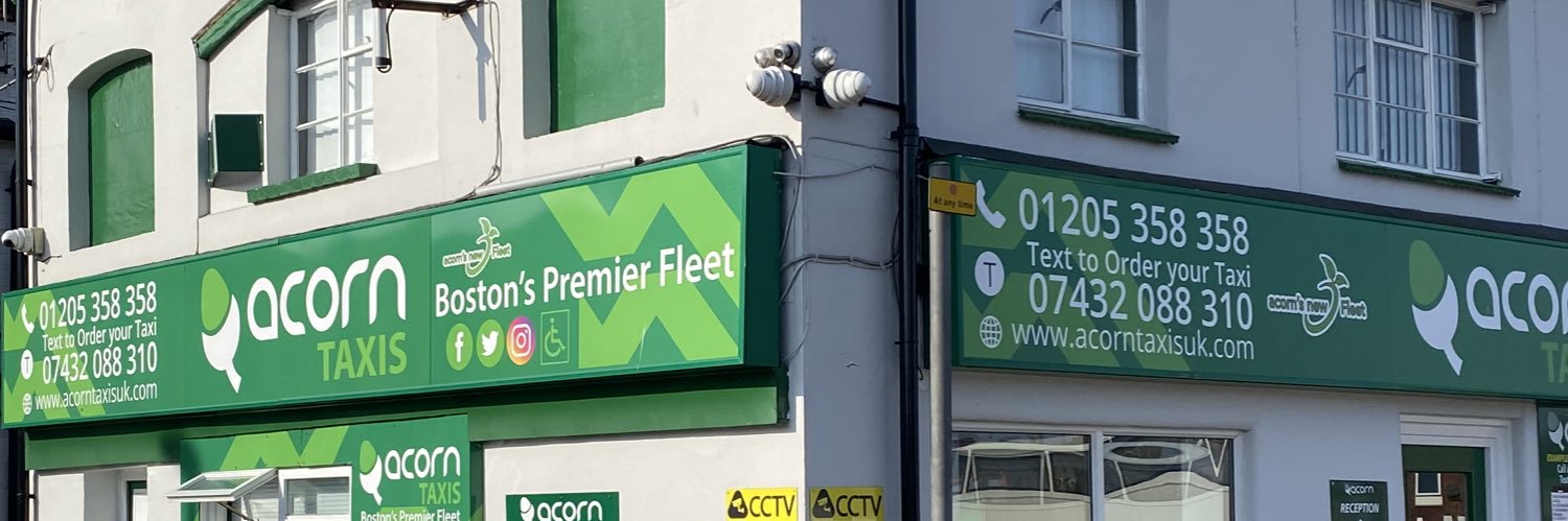 acorn taxis banner