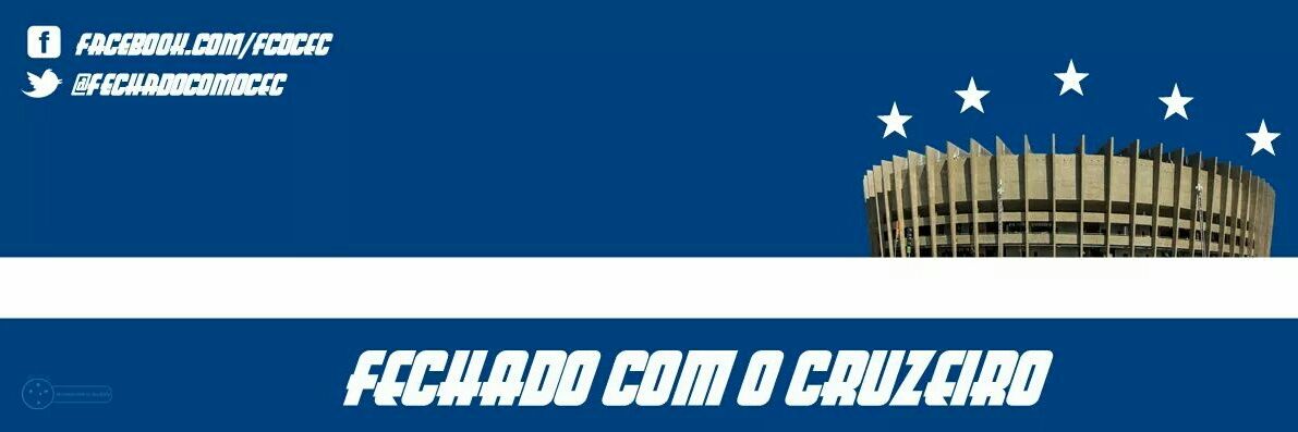 Fechado com o Cruzeiro banner