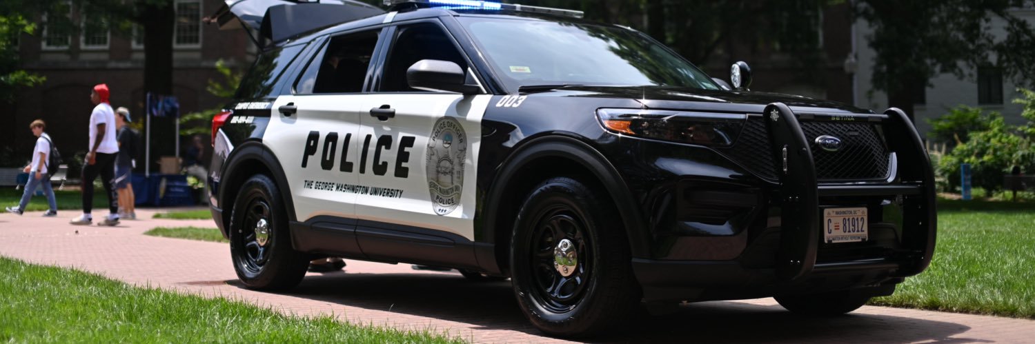 GW Police Department banner