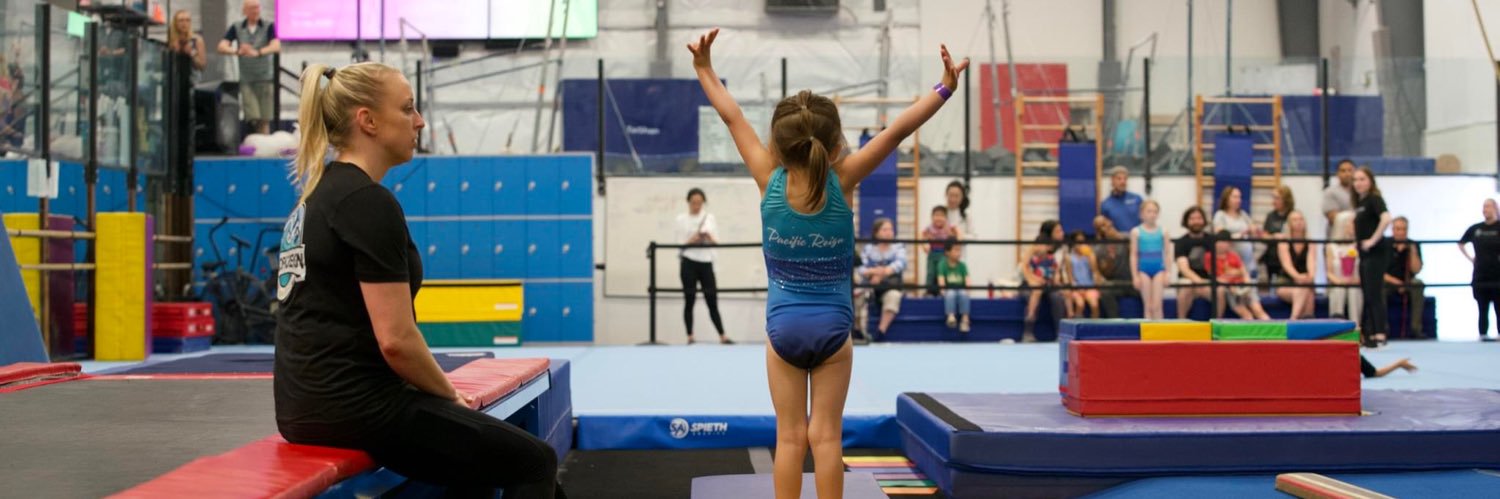 Pacific Reign Gymnastics banner