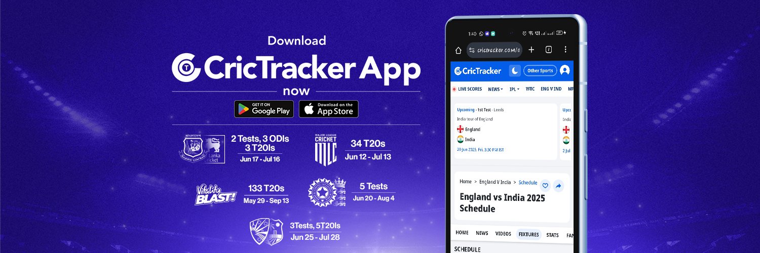 CricTracker's banner