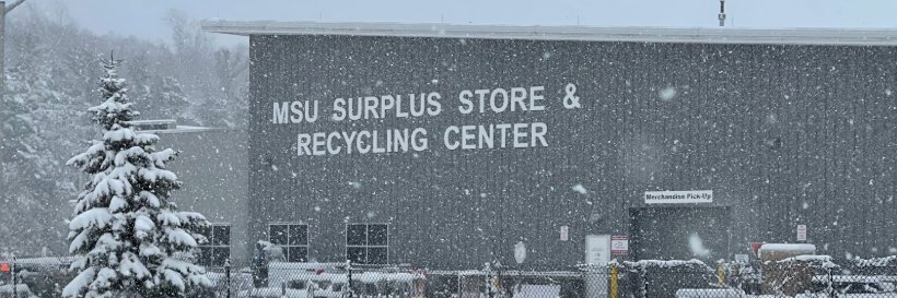 MSU Surplus Store banner
