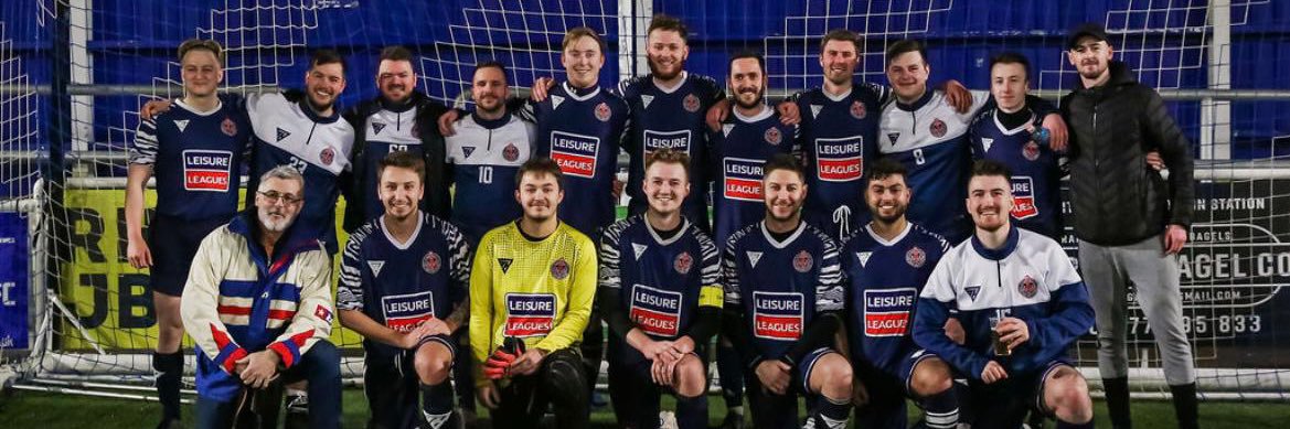 Leisure Leagues Charity Football Club 💙❤️ banner