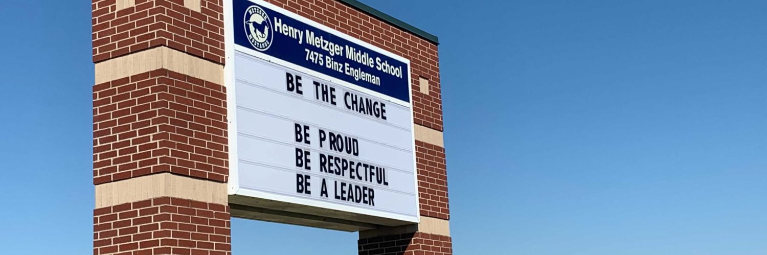 Metzger Middle School banner