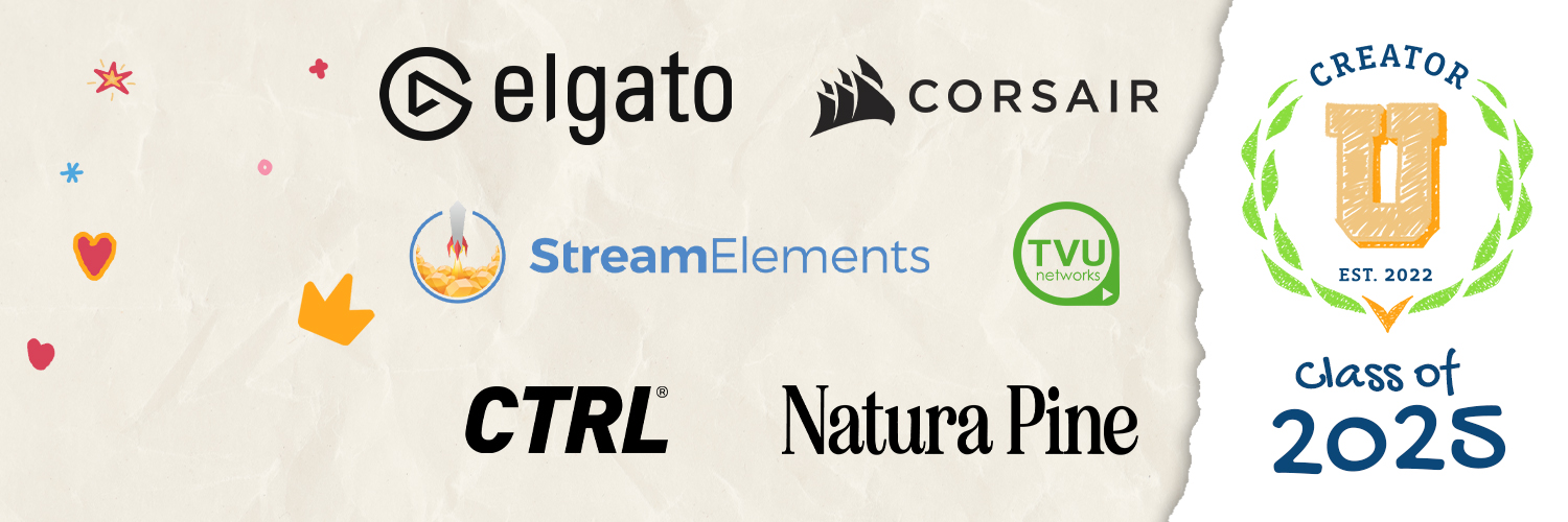 CreatorU ✈️ TWITCHCON banner