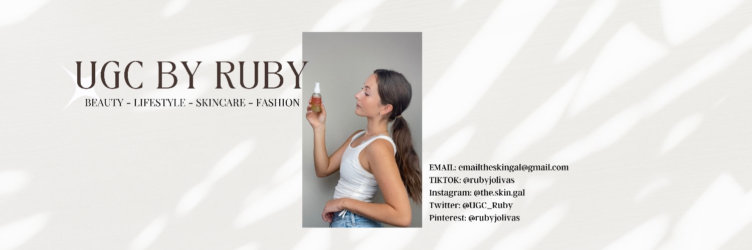 Ruby | UGC Creator banner