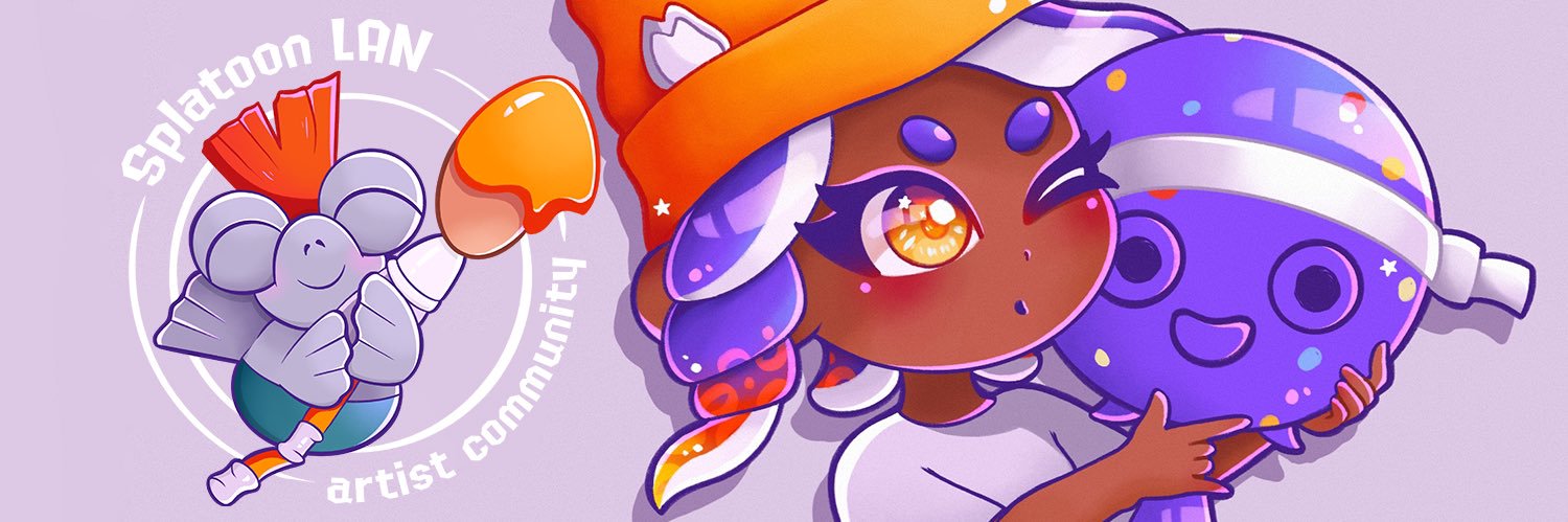 Splatoon LAN Artist Community's banner