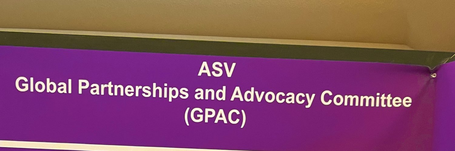 ASV Global Partnerships and Advocacy Committee banner
