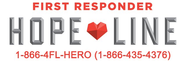 First Responder Hope Line's banner