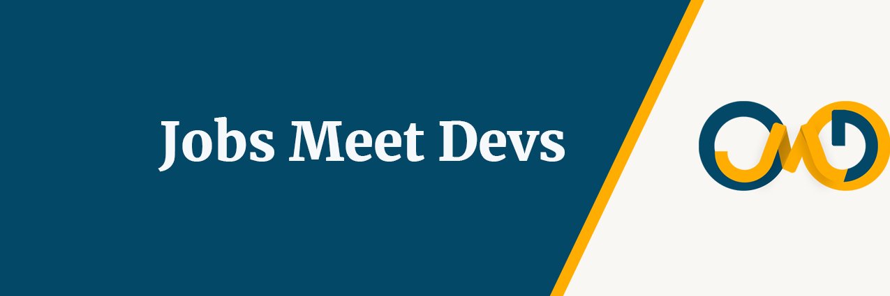 Jobs Meet Devs banner