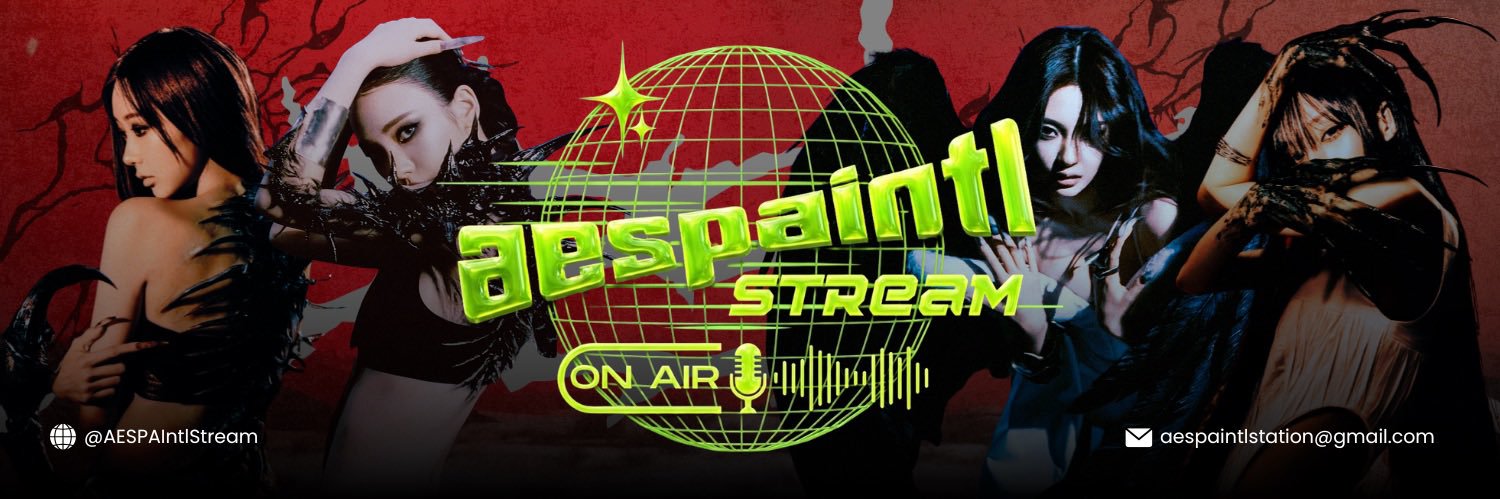 AESPA INTERNATIONAL STREAM banner