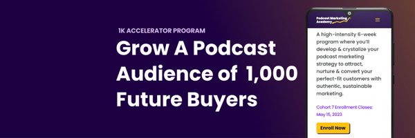 Podcast Marketing Academy Profile Banner