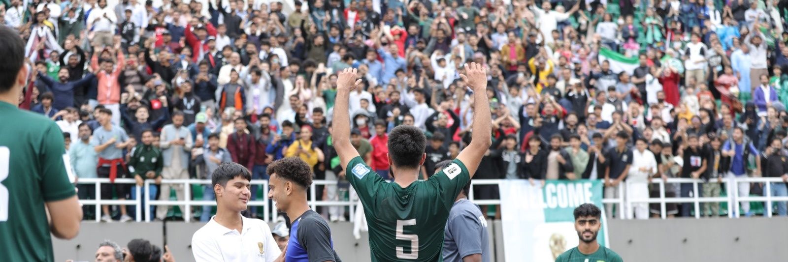 Pakistan Football Federation's banner