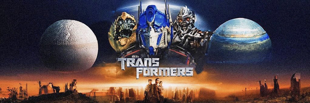 Optimus prime getting his arm ripped off banner