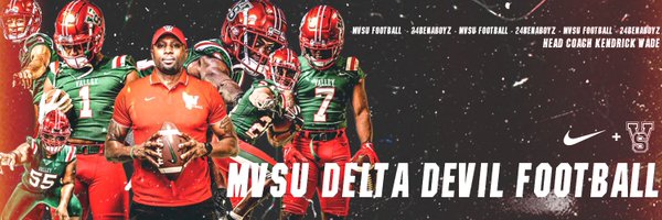 MVSU Delta Devil Football 🟢🔴 Profile Banner