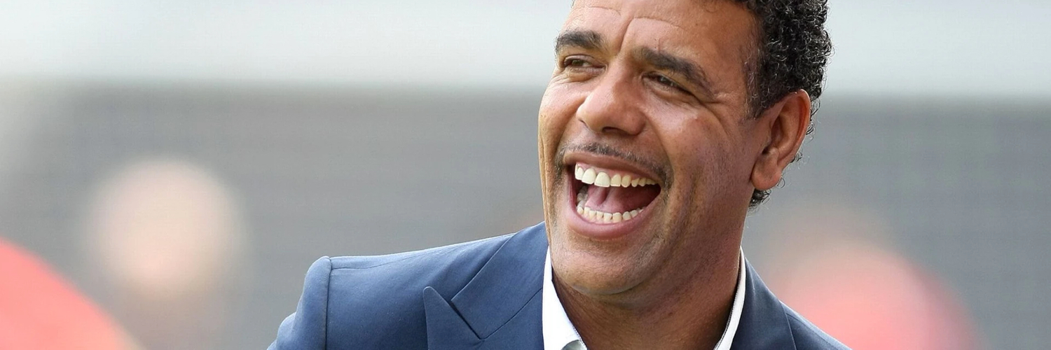 Chris Kamara's banner