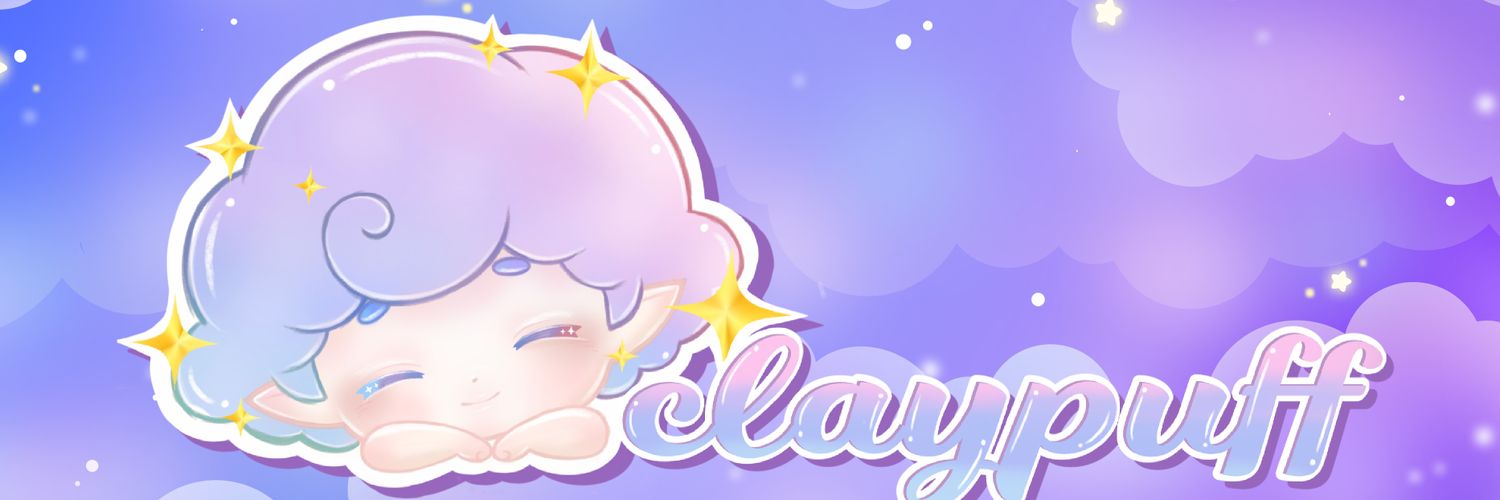 ClayPuff (Open for April and May Chibi Commission) banner