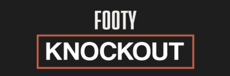 Footy Knockout banner