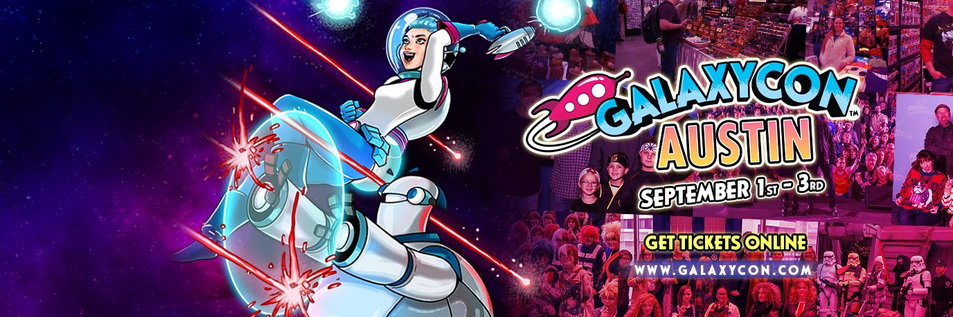 GalaxyCon Austin banner