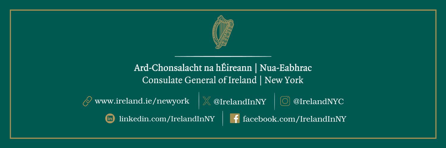 Gerald Angley, Consul General of Ireland in NY (@CGNYIreland) / Posts / X