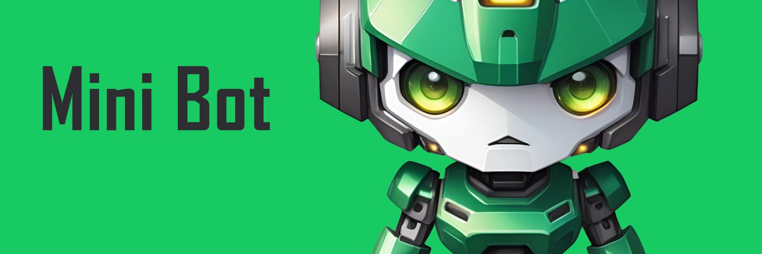 Mini Bot Launching On #Abstract banner