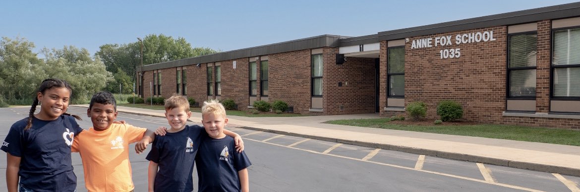 Anne Fox Elementary School banner