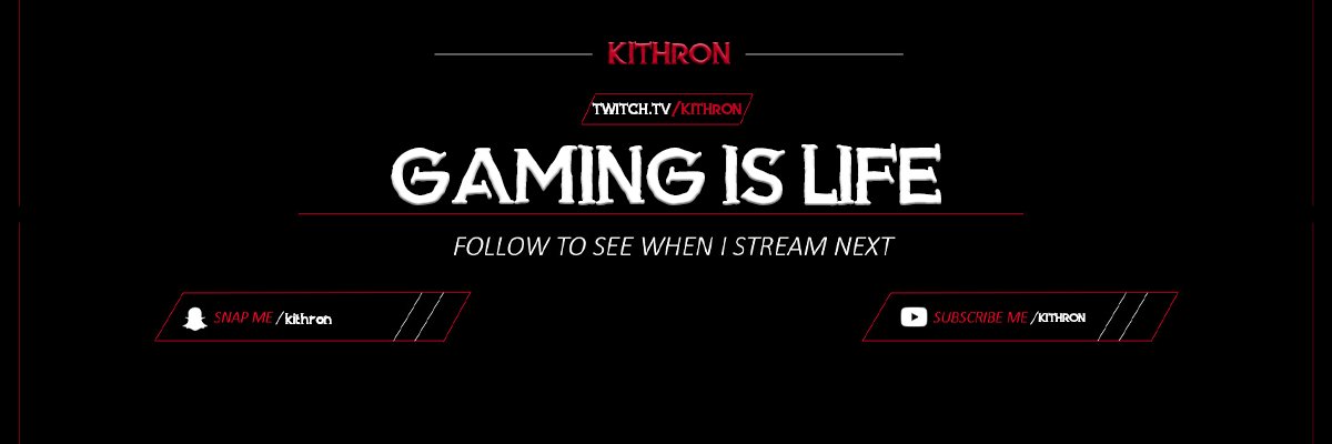 MrKithron's profile banner image