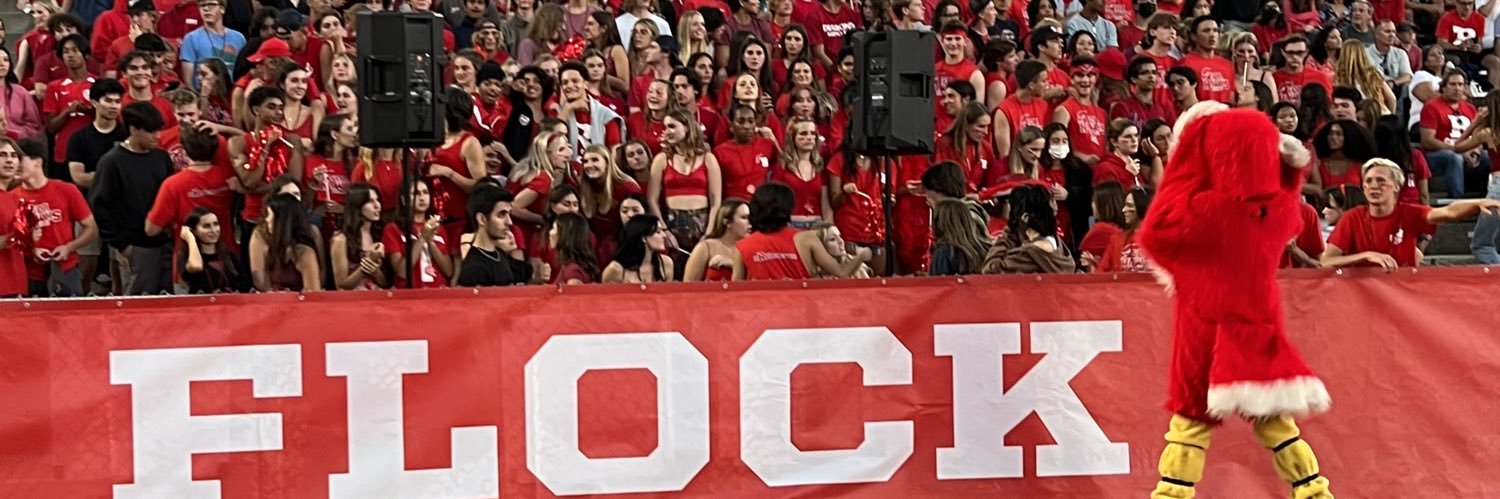 RUHS THE FLOCK banner