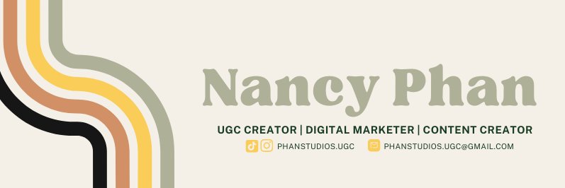 Nancy Phan | UGC Creator & Content Creator banner
