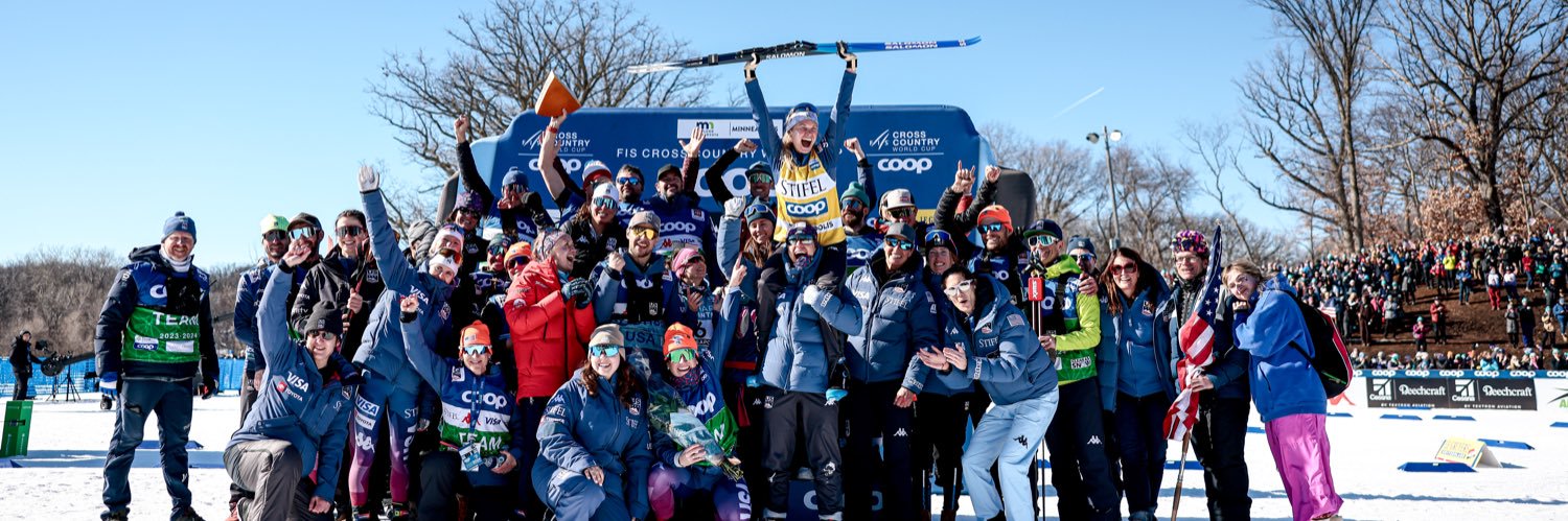 U.S. Ski & Snowboard Team's banner