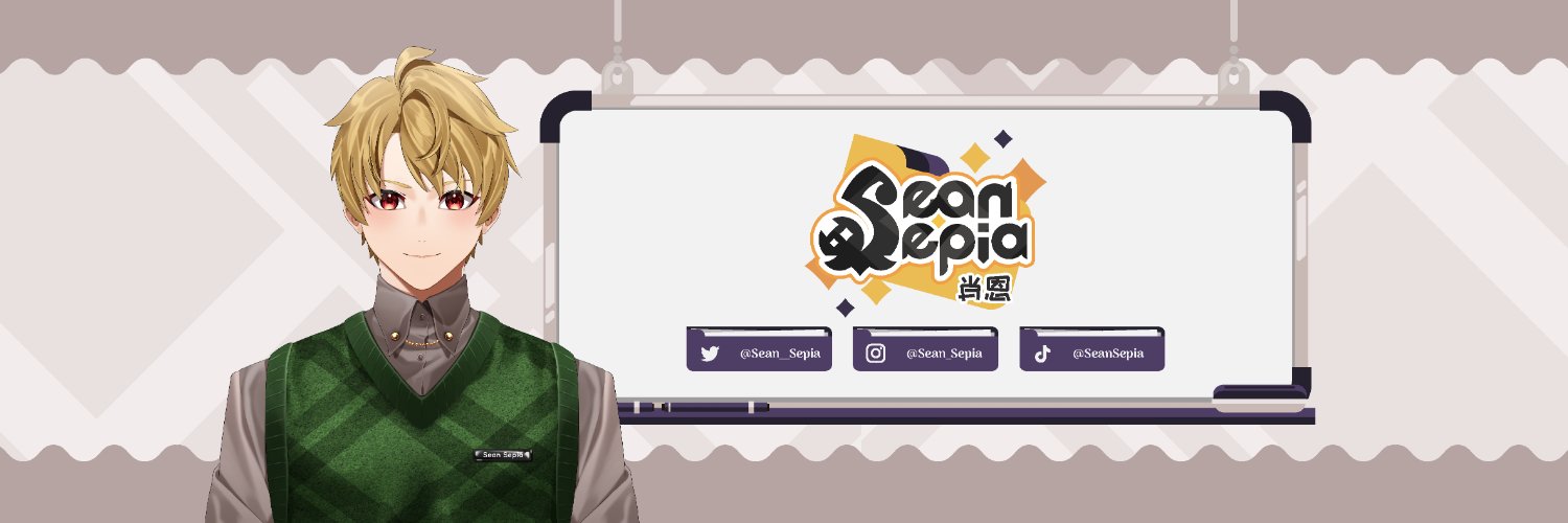 Sean Sepia🦑肖恩 || UKOI Virtual banner