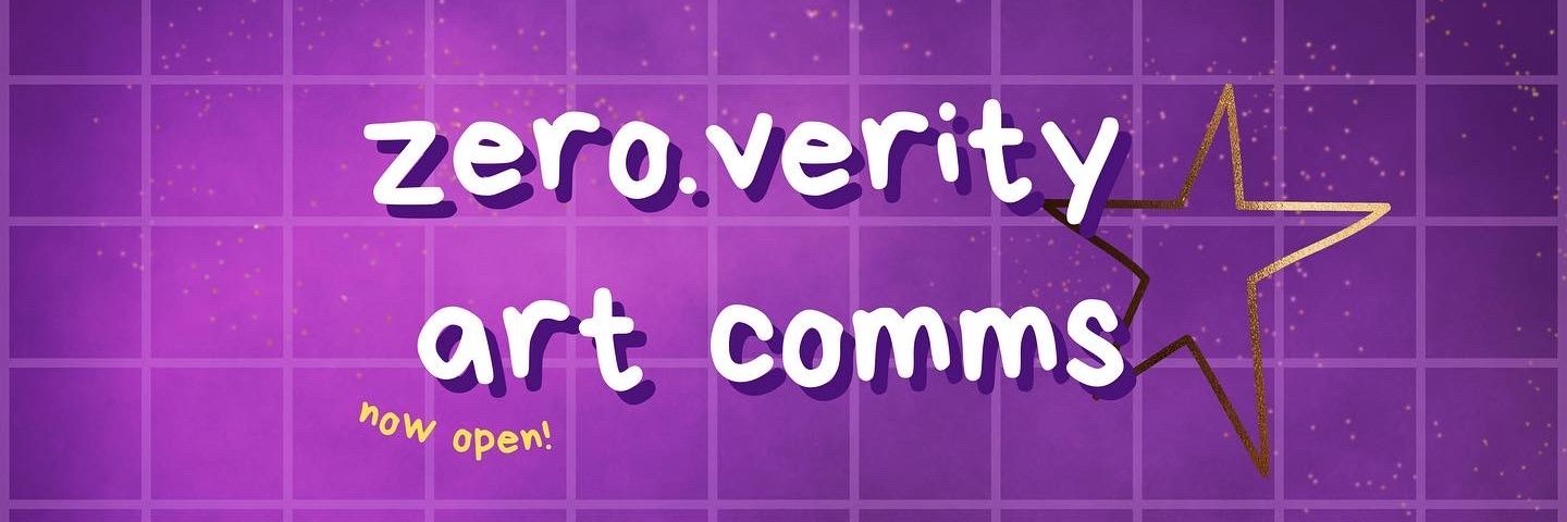 verity ♡ || comms open~ banner