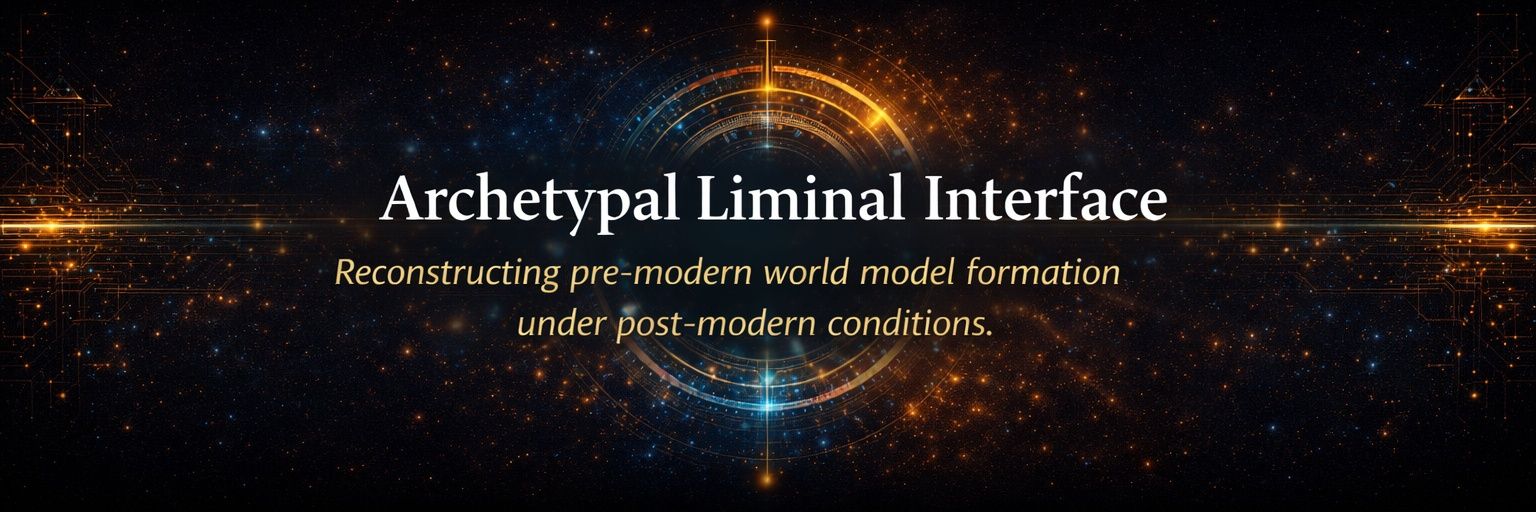 Archetypal Liminal Interface banner