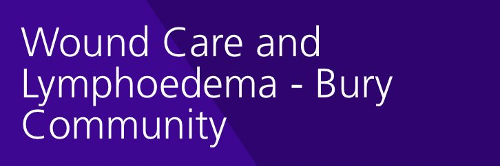 Wound Care & Lymphoedema Service banner