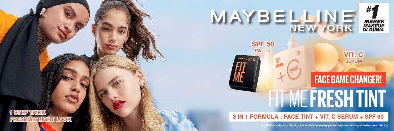 Maybelline Indonesia banner