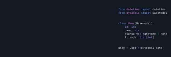 pydantic Profile Banner