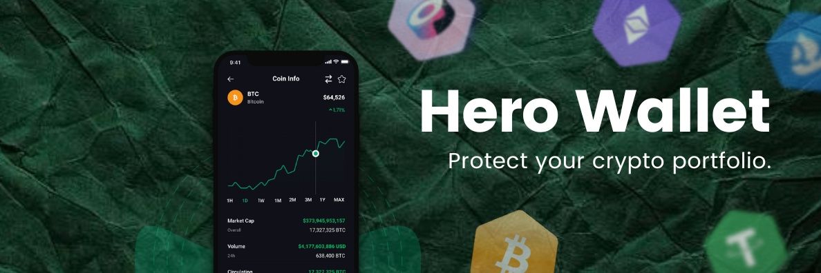 Hero - Crypto & dApp Wallet banner