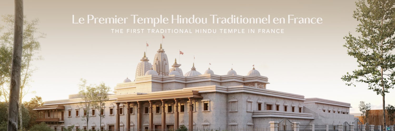 BAPS Mandir Swaminarayan Hindou de Paris banner