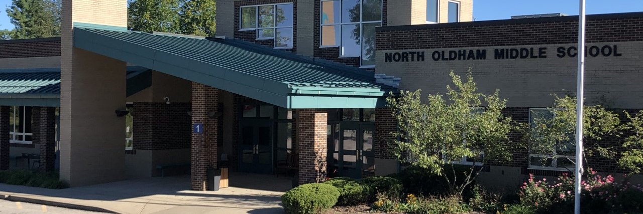 North Oldham Middle School banner