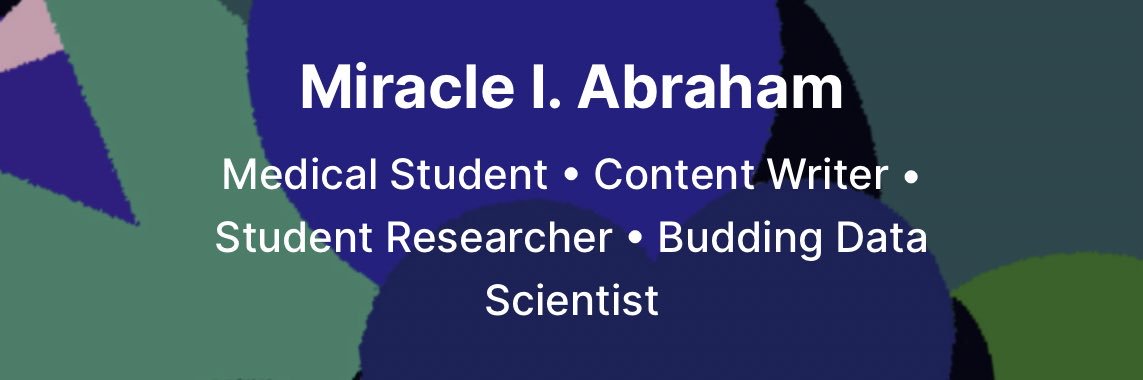 Miracle I. Abraham 🌸's banner