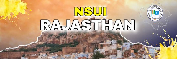 NSUI Rajasthan Profile Banner