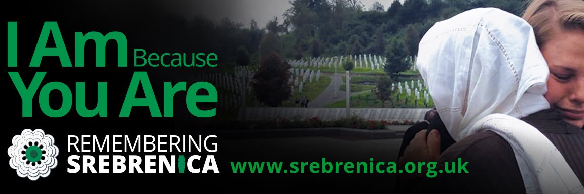 Remembering Srebrenica's banner